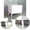Schräg Buchenbein UNIQ 12 cm mit Montageplatte Weiß 4 Stück Produktbild-Vorschau 4