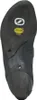 Kletterschuh "Vapor V" von Scarpa; schwarz mit Vibram-Sohle; obenansicht. Podgląd zdjęcia produktu