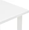 vidaXL Tavolo da giardino bianco 80x75x72 cm in plastica Anteprima dell’immagine prodotto 10