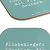 Mr. & Mrs. Panda Untersetzer Tasse Spruch Fliesenleger Produktbild-Vorschau 5