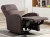 Relaxsessel Fernsehsessel - Stoff - Braun - ISAO Produktbild-Vorschau 4