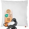 Kinderwagenkissen 80 x 80 cm, Füllung aus Daunen und Produktbild-Vorschau 1
