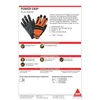 Hase Power Grip Arbeitshandschuhe orange/schwarz Gr. 11 Produktbild-Vorschau 2
