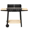 Springos® Holzkohlengrill für Garten mit Rädern – Grill mit Produktbild-Vorschau 2