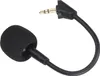 A close-up studio shot of a black headset microphone with a 3.5mm jack. Náhled obrázku produktu