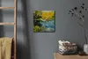 Coloray Uhr auf Leinwand 30x30 cm Wand Uhr Dekoration Produktbild-Vorschau 4