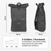 Roll-Top Fahrrad-Tasche 30l - Wasserfeste und sehr Produktbild-Vorschau 3