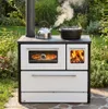 Outdoor-Küchenofen Gartenherd Holzherd 701-G Omega weiß, Produktbild-Vorschau 1