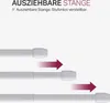 Vitragestangen weiß - perlweiß 40 - 60 cm Produktbild-Vorschau 3