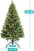 Sztuczna choinka z 100 diodami LED, ciepła biel, 120 cm Podgląd zdjęcia produktu 7