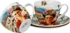 Súprava 2 porcelánových šálok na čaj s podšálkami Frida Náhľad obrázku produktu 2