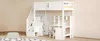 Sweiko Lit mezzanine en bois massif 90 x 200 cm, Porte de Voir les images du produit 8