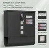 WOLTU Briefkasten mit Zeitungsfach Sichtfenstern, Produktbild-Vorschau 7
