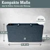 Skrzynka na balustradę balkonową/tarasową 50 cm Podgląd zdjęcia produktu 44