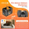CADOCA® Transportbox Katzen bis 20kg faltbar Sonnen- und Produktbild-Vorschau 2
