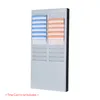 A time card rack with empty slots and some cards inserted. Náhľad obrázku produktu