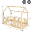 ML-Design Kinderbett 70x140 cm mit Matratze, Produktbild-Vorschau 7