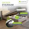 Juskys Polsterbett Nizza 140x200 cm mit Matratze - Produktbild-Vorschau 2