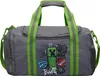 Minecraft Sporttasche für Jungen mit Creeper - Graue Tasche Produktbild-Vorschau 1