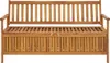 vidaXL Gartenbank mit Stauraum 148 cm Massivholz Akazie Produktbild-Vorschau 1