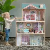 Bandits & Angels Puppenhaus aus Holz – Süßes Landhaus – Ab Produktbild-Vorschau 2