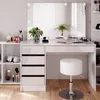 Tavolino da toilette Vicco Sherry Bianco con specchio, Anteprima dell’immagine prodotto 5