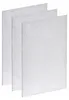 Three white, textured sheets are stacked diagonally. Produktbild-Vorschau