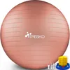 Cvičební míč TRESKO (korálově růžový, 65 cm) s pumpičkou Náhled obrázku produktu 1