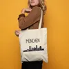 MÜNCHEN Skyline Jutebeutel Stoffbeutel Canvas Souvenir Produktbild-Vorschau 4