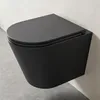 Mai & Mai Hänge WC Schwarz matt mit Softclose Sitz  | Wand Produktbild-Vorschau 1