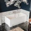 Badewanne Rechteck 140x70 mit Wannenträger, Ablaufgarnitur Produktbild-Vorschau 2