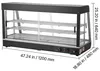 VEVOR 3-stöckige Wärmetheke 180 L, Warmhaltevitrine 1600 W, Produktbild-Vorschau 8