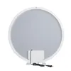 SONNI 80 x 80 x 3,5 cm Weiß runder Kosmetikspiegel mit Produktbild-Vorschau 10
