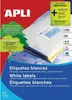 Apli – weiße Etiketten Ft 105 x 148 mm (B x H), 400 Stück, Produktbild-Vorschau 1