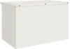 Außenlagerbox Weiß 80 x 50,5 x 50 cm Stahl Produktbild-Vorschau 1
