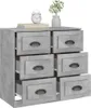 vidaXL Sideboard Betongrau 70x35,5x67,5 cm Holzwerkstoff Produktbild-Vorschau 5