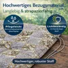 6x Coussin pour chaise de jardin 120x48cm Coussin pour Voir les images du produit 7