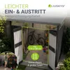 Juskys Metall Gerätehaus Luzern 5,2 m² - wetterfest & Produktbild-Vorschau 6