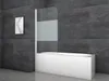 Badewannenfaltwand MARWELL White Glow - 1-flg.140x80cm - Produktbild-Vorschau 1