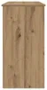 vidaXL Artisan dubový stůl 80x40x75 cm materiál na bázi Náhled obrázku produktu 5