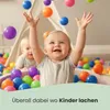 400 palline da bagno 6 cm Palline colorate per il bagno Anteprima dell’immagine prodotto 14