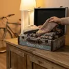 Vintage Holzkoffer mit Fahrrad Design von HMF im Set in verschiedenen Größen Produktbild-Vorschau