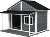 Hundehütte Outdoor-Hundehütte, inkl. Veranda, Produktbild-Vorschau 1