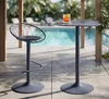 Table de bar Clox 60 x 60 x 103 cm Métal Turquoise Voir les images du produit 5