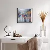 Gerahmtes Poster - Schwarzer Rahmen - Acryl Stadt Regen - Produktbild-Vorschau 6
