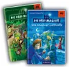 Two children's books are shown, one in green and one in blue, with illustrations of children and magical elements. Anteprima dell’immagine prodotto