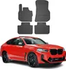 2018-2025 BMW X4 G02 Fußmatten TPE Schwarz 4 tlg Produktbild-Vorschau 1