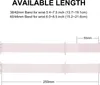 Nylon Armband für Apple Watch Series 3 mit 38mm in Hellrosa Produktbild-Vorschau 3
