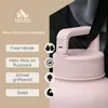 Auslaufschutz durch Verriegelung, integrierter Filter und einfache Einhandbedienung per Knopfdruck. Produktbild-Vorschau