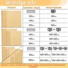 Jopassy 160x300cm privacy screen mat PVC bamboo privacy Anteprima dell’immagine prodotto 7